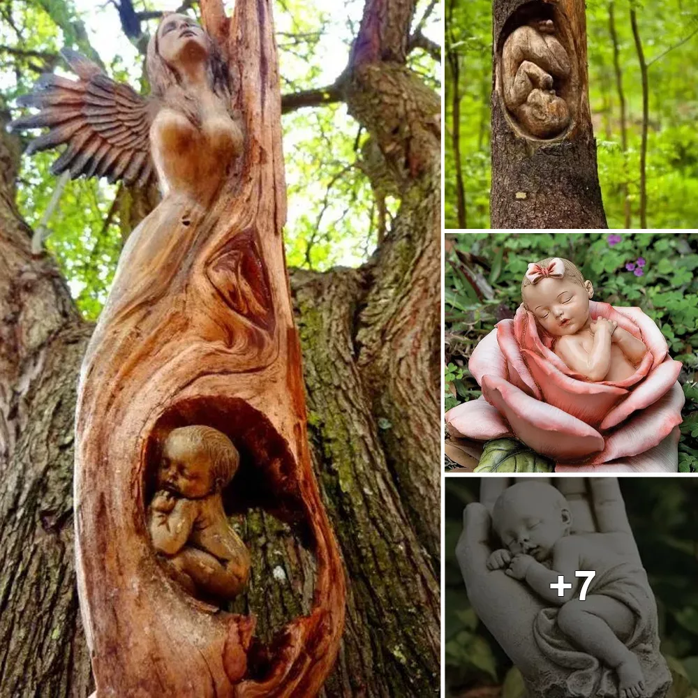 Marvel at the Stunning Splendor of Three Extraordinary Tree Sculptures